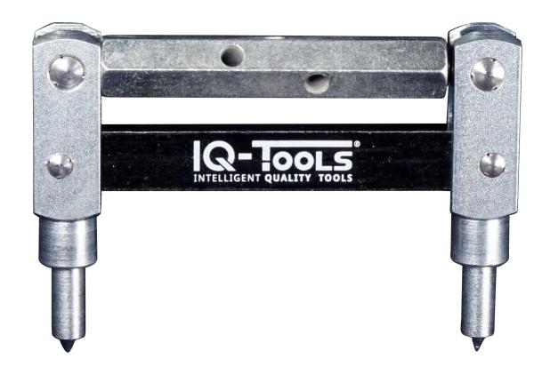 Maxifix mitre clamp - the small super clamp | join frames, door panels, cornices etc. quickly and easily | high clamping force despite small size | specially hardened and replaceable compass tips